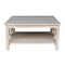 International Concepts Square Hampton  Coffee Table, 36 W, 36 L, 18 in H, Wood, Unfinished OT-70SC - alternate 3